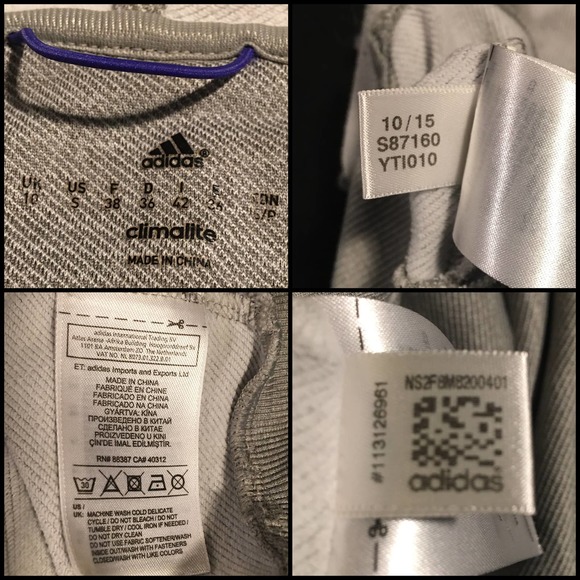 ADIDAS Climalite Reflective Zip-Up Hoodie Jacket - Picture 5 of 13